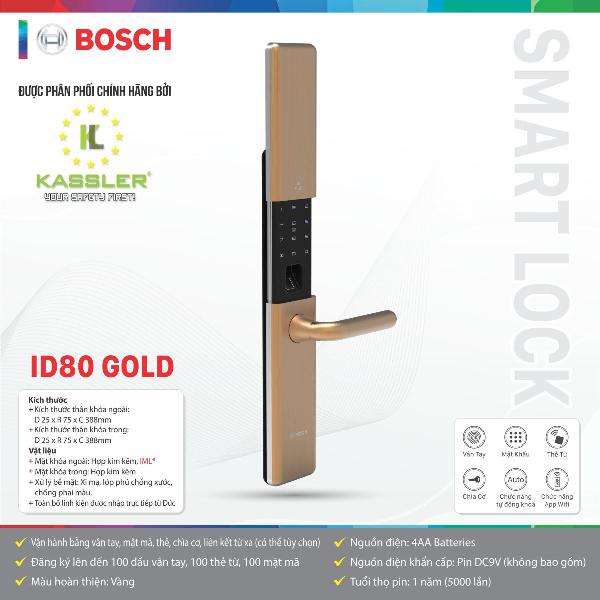 Khóa Cửa Bosch ID80 GOLD